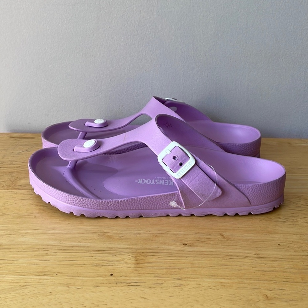 Birkenstock Gizeh EVA Lavender Rubber Sandals